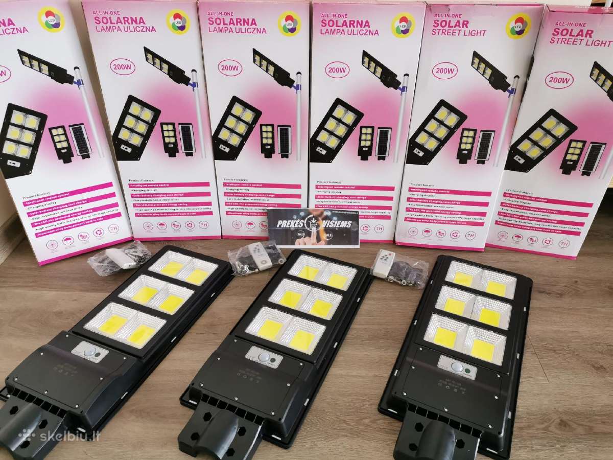 LED lauko šviestuvai su saulės baterija nauji! - nuotraukos Nr. 16