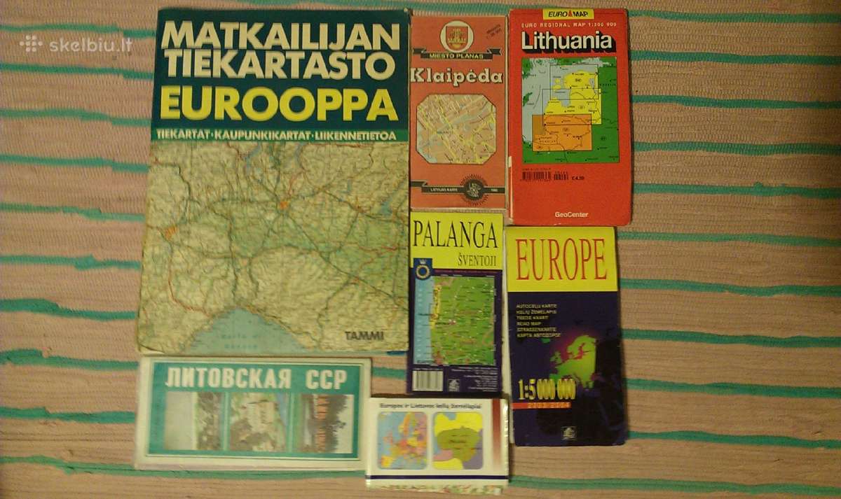 Žemėlapiai dar iš 1980 m. - nuotraukos Nr. 3