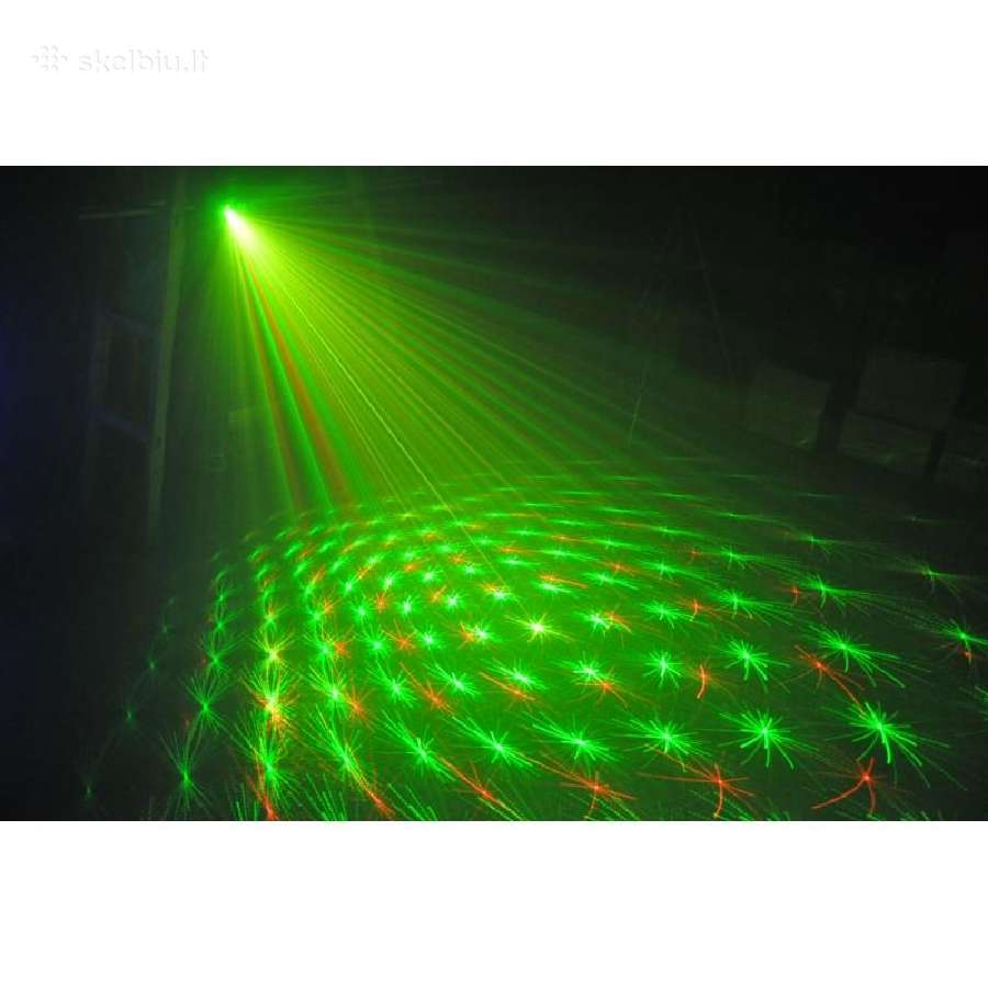 Žalios ir raudonos spalvos lazerinis projektorius - nuotraukos Nr. 3