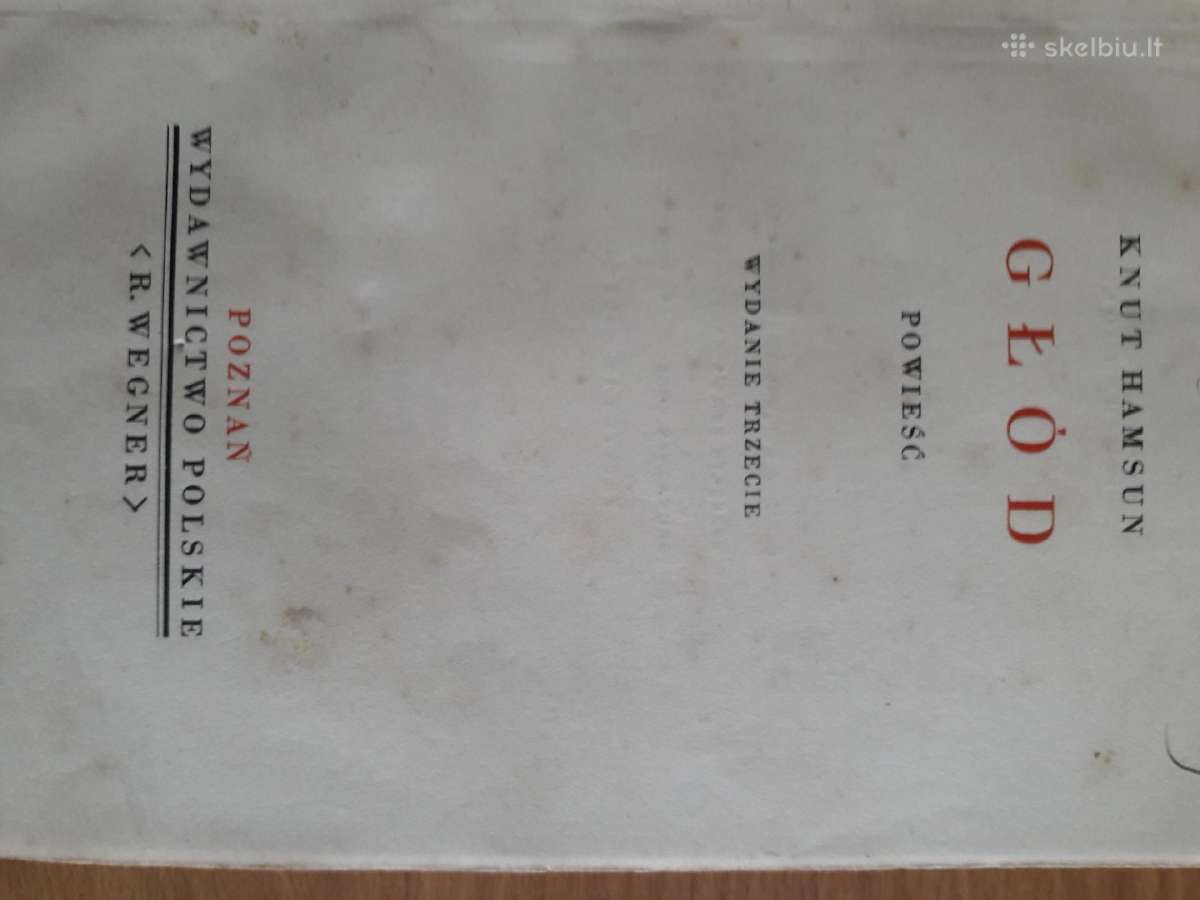 Knyga Knut Hamsun - nuotraukos Nr. 3