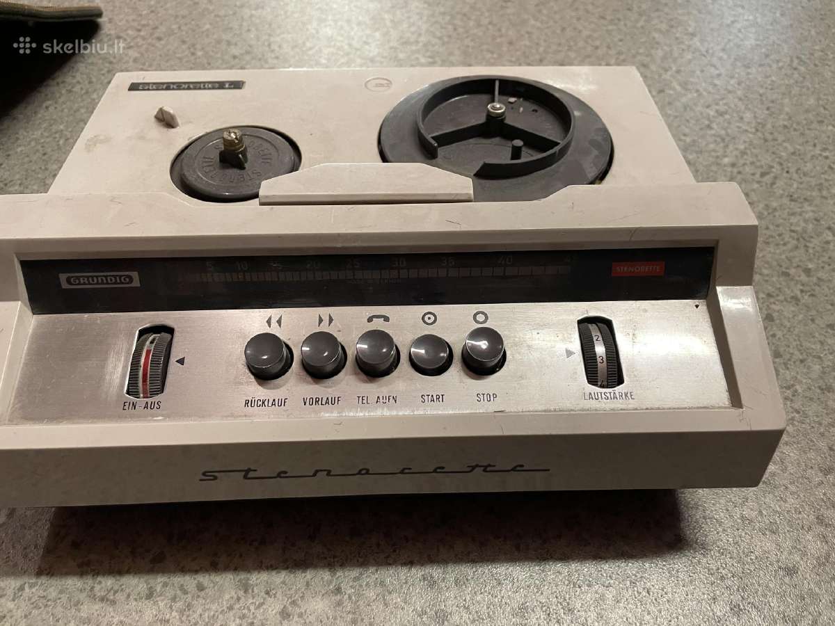 Grundig Stenorette L magnetofonas diktofonas