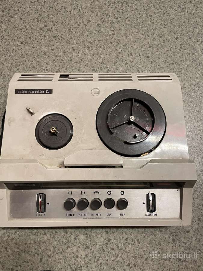 Grundig Stenorette L magnetofonas diktofonas - nuotraukos Nr. 2