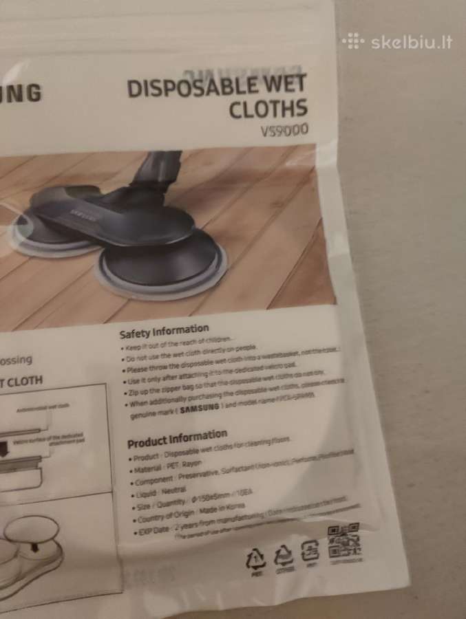 Samsung siurblio priedas šlapiam valymui - nuotraukos Nr. 7