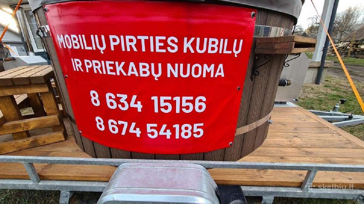 Kubilo pirties, poilsiavietės, priekabu nuoma - nuotraukos Nr. 4