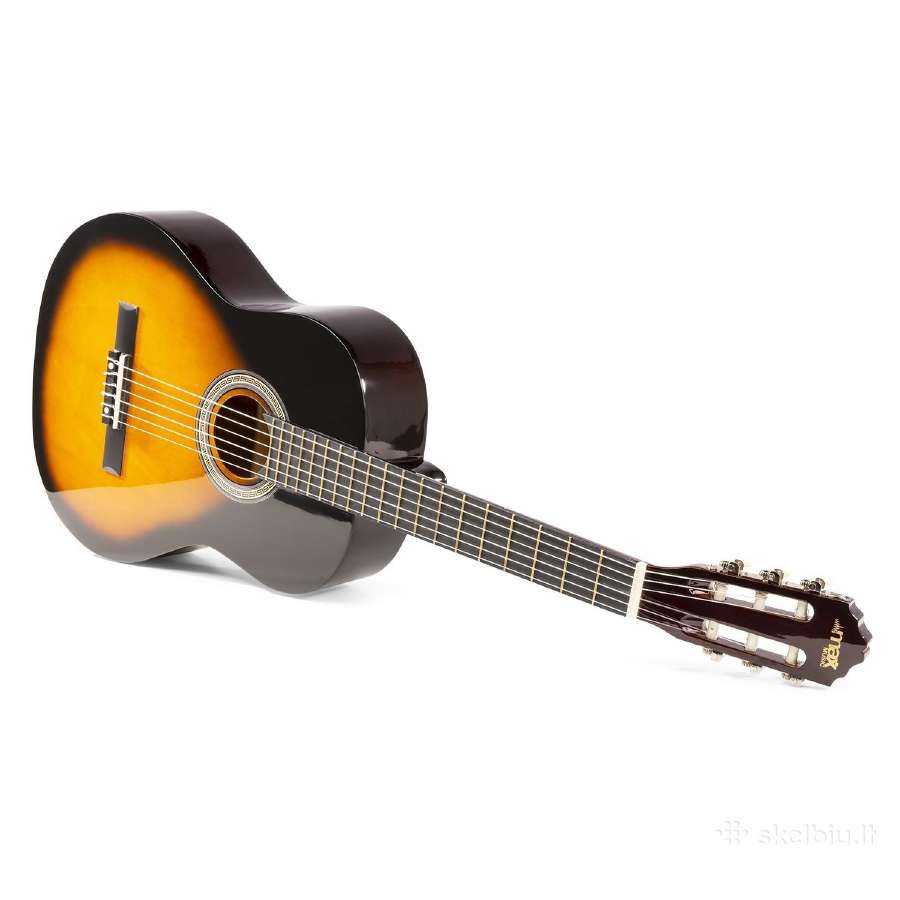 Max Soloart klasikinė gitara sunburst - rinkinys - nuotraukos Nr. 4