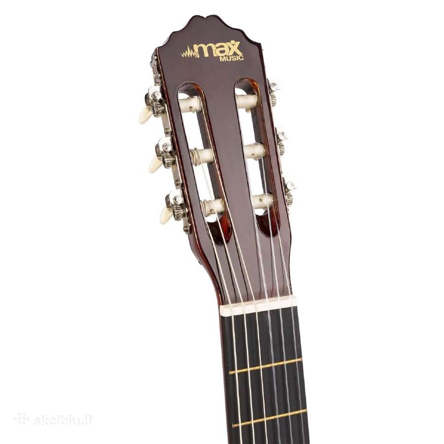 Max Soloart klasikinė gitara sunburst - rinkinys - nuotraukos Nr. 8