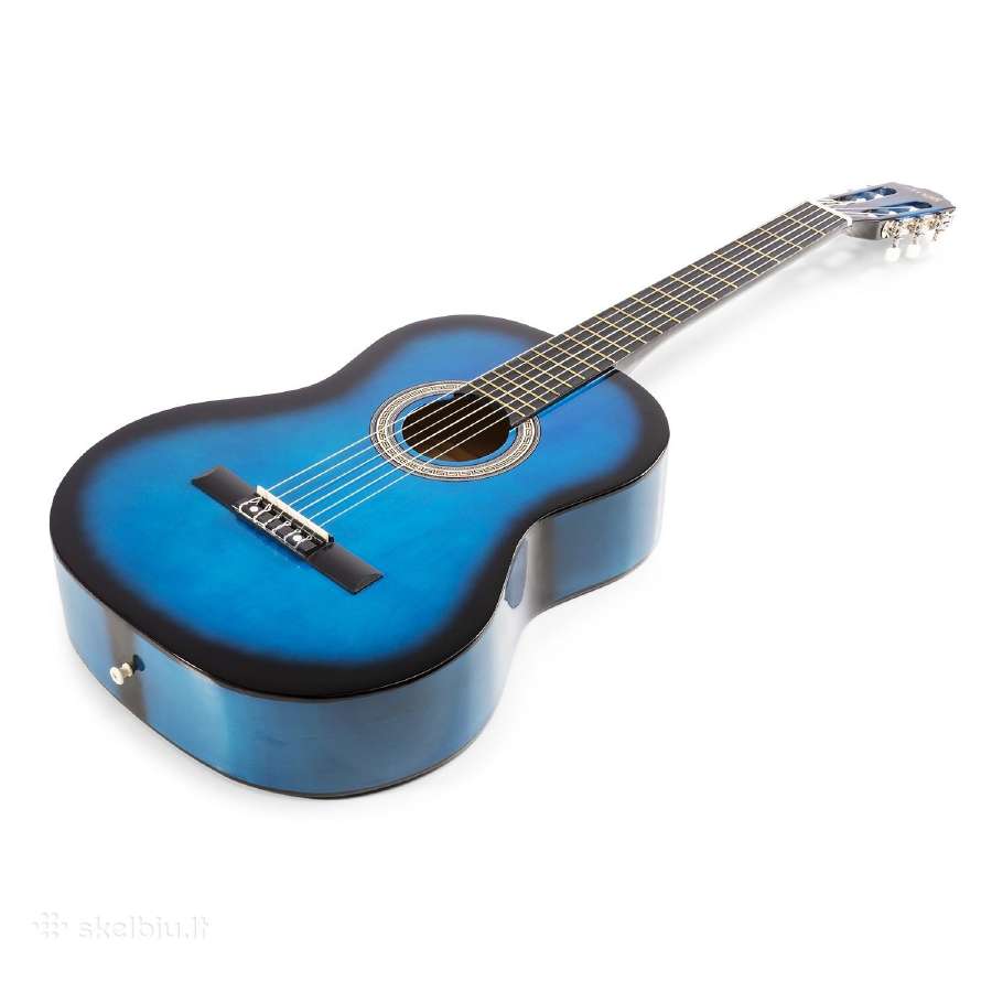 Max Soloart klasikinė gitara mėlyna - rinkinys - nuotraukos Nr. 5