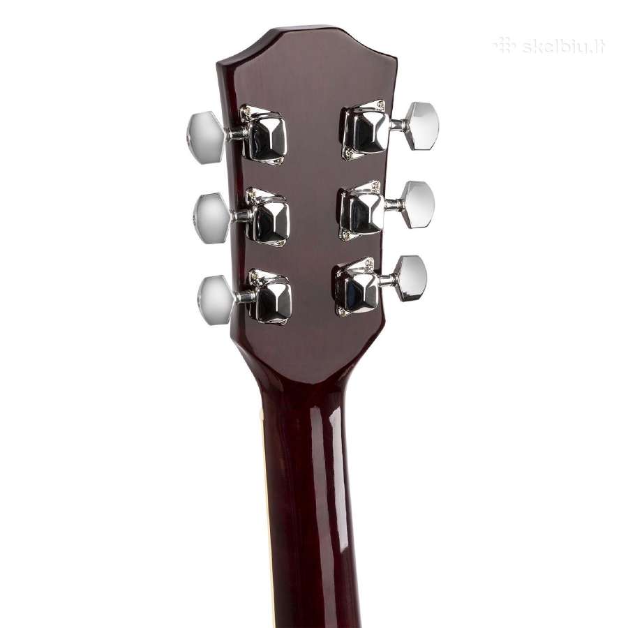 Max Solojam akustinė gitara sunburst - rinkinys - nuotraukos Nr. 9