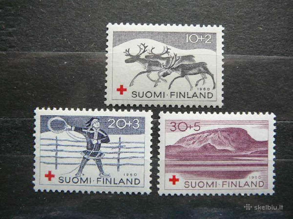 Raudonas kryzius Fauna Suomija 1960 Mnh sm528