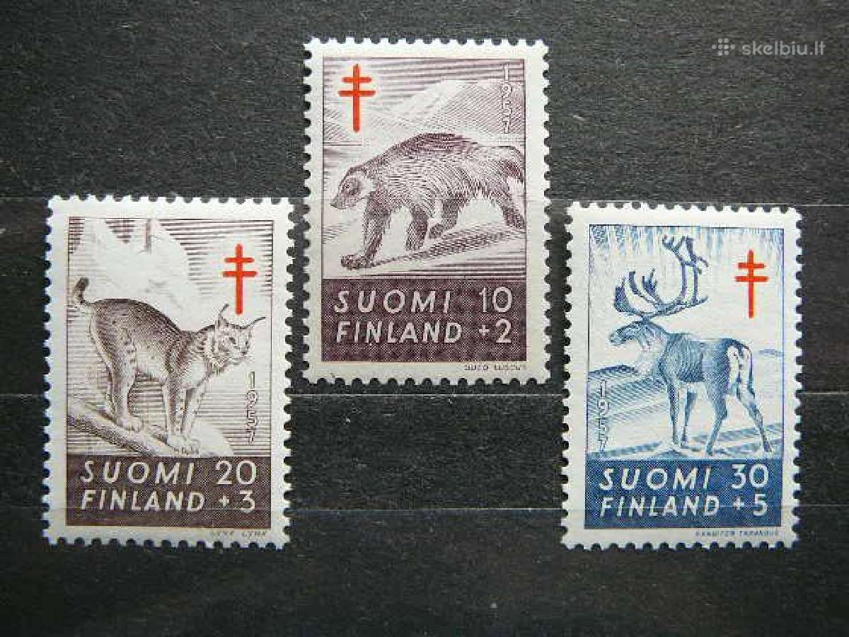 Medicina Tuberkulioze Fauna Suomija 1957 Mnh sm478