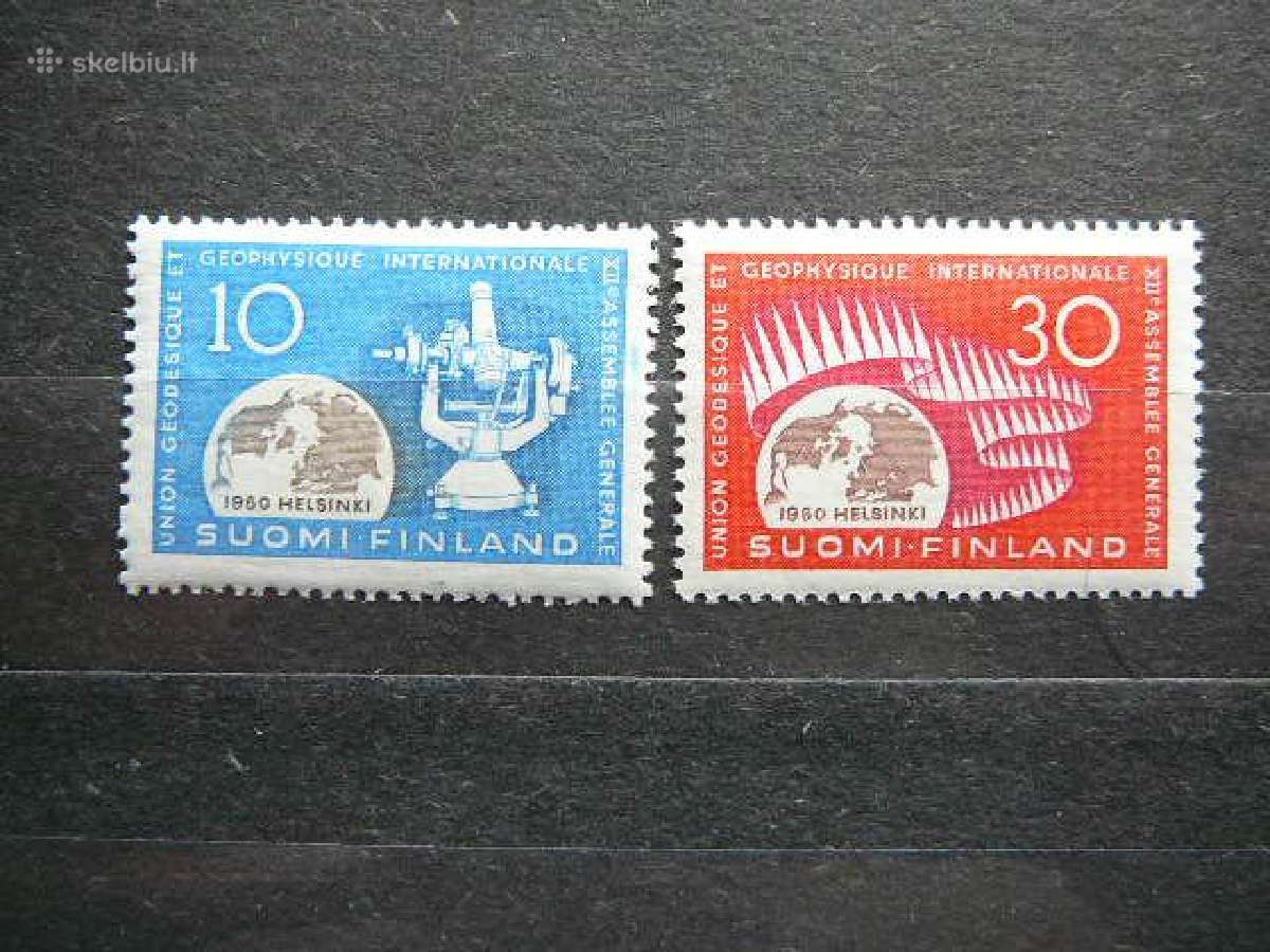 Zeme Geodezija Suomija 1960 Mnh sm522