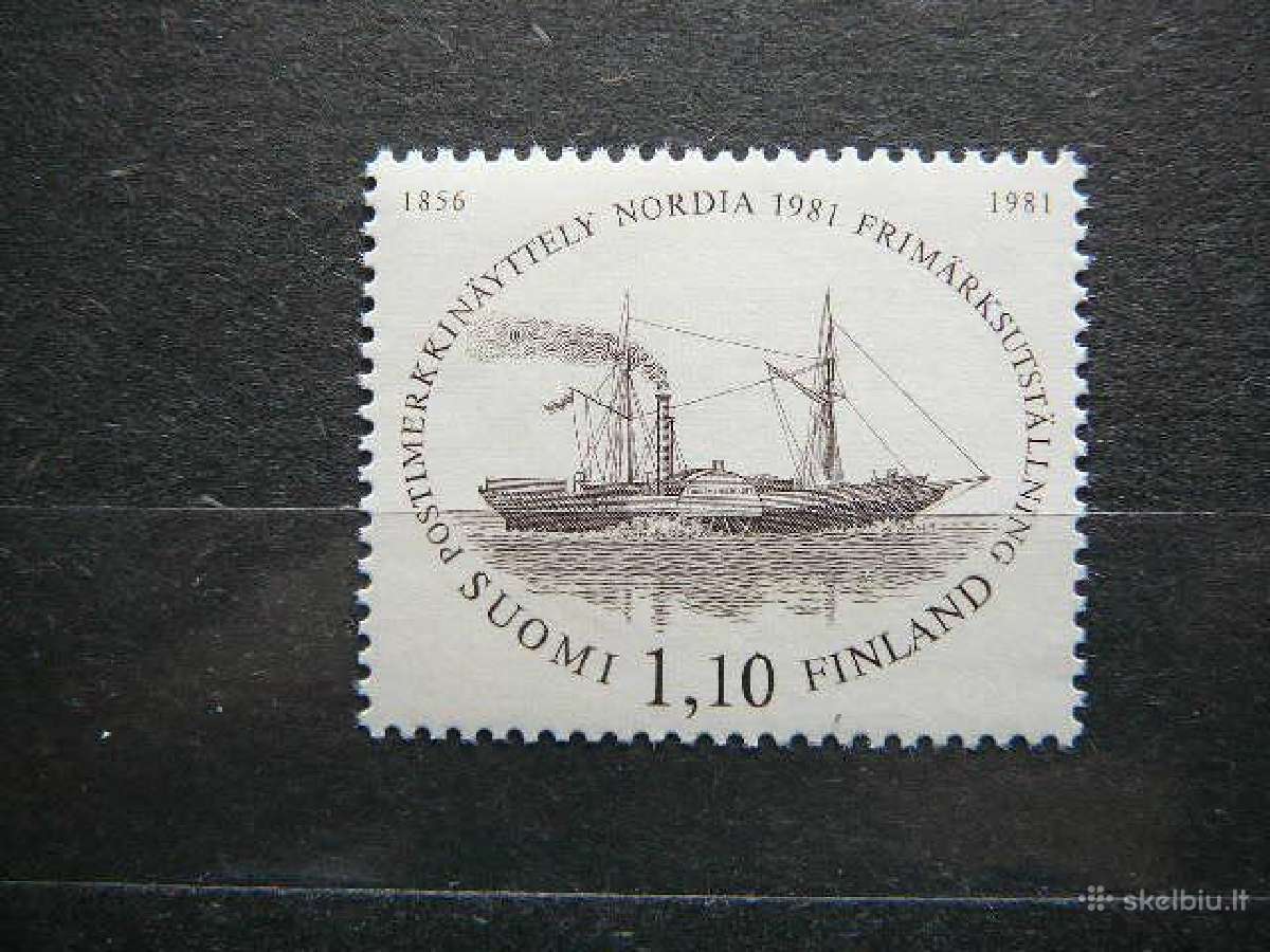 Burlaiviai Laivai Suomija 1981 Mnh sm880