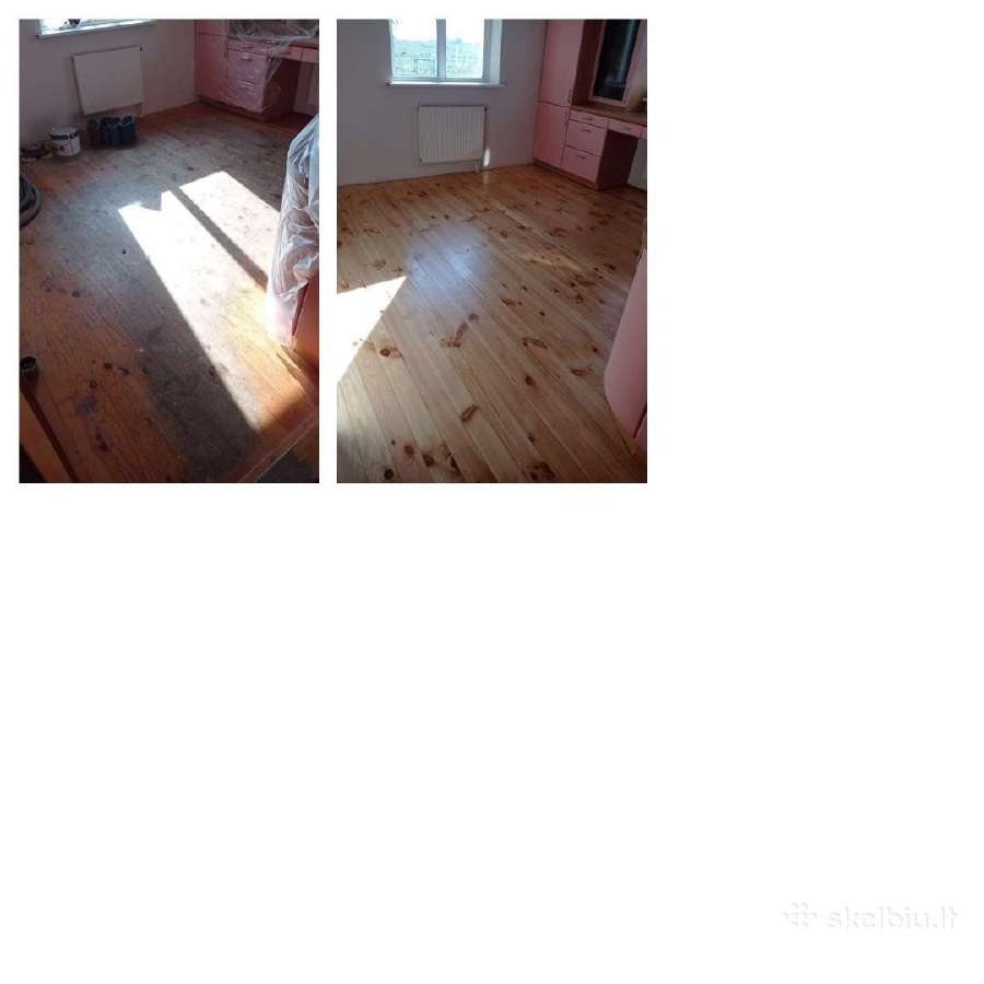 Parketo,mediniu grindu šlifavimas - nuotraukos Nr. 22