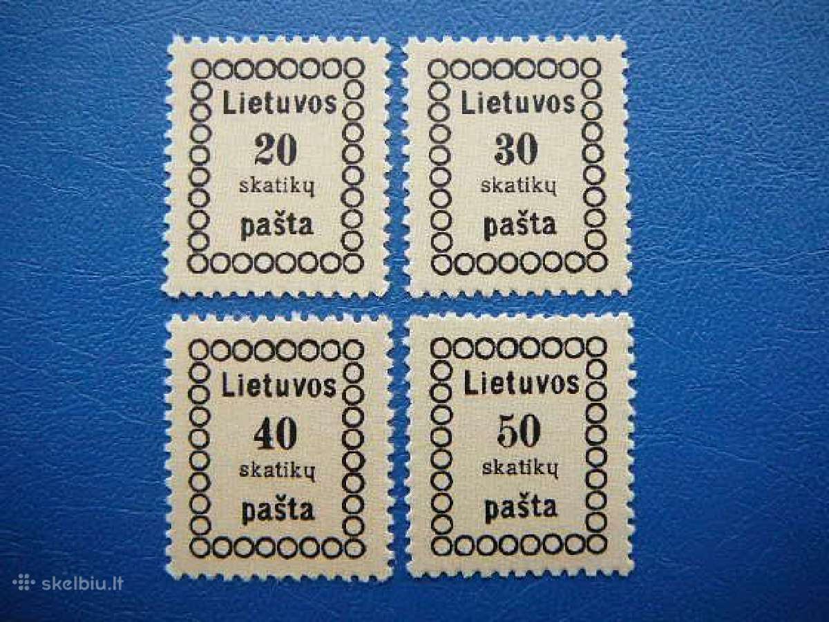 Lietuva 1918 Vilniaus II laida svarus Kopija lit05