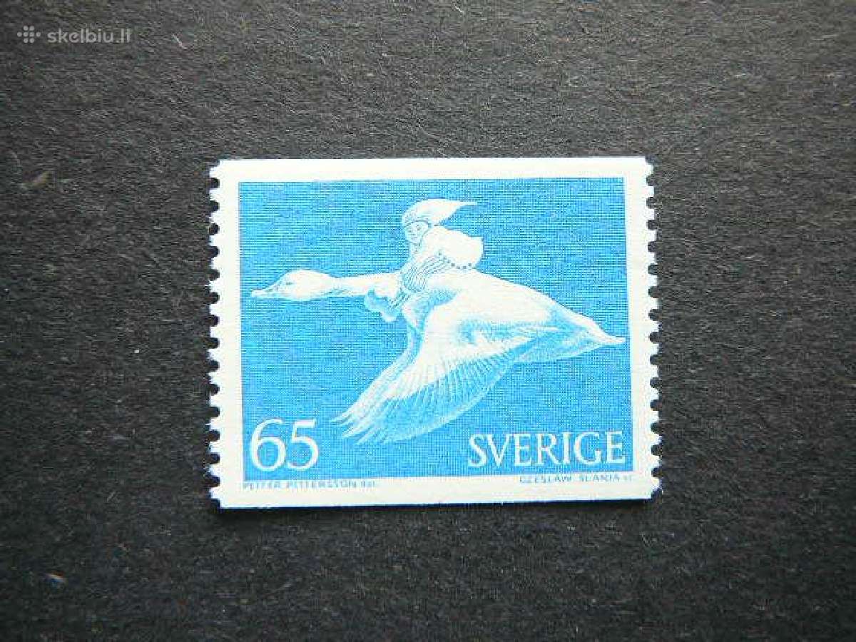 Antys Nilso keliones Svedija 1971 Mnh svd733
