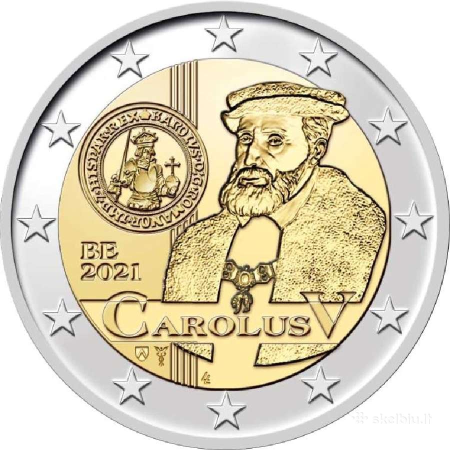 2 eurų Belgijos Unc proginės monetos - nuotraukos Nr. 10