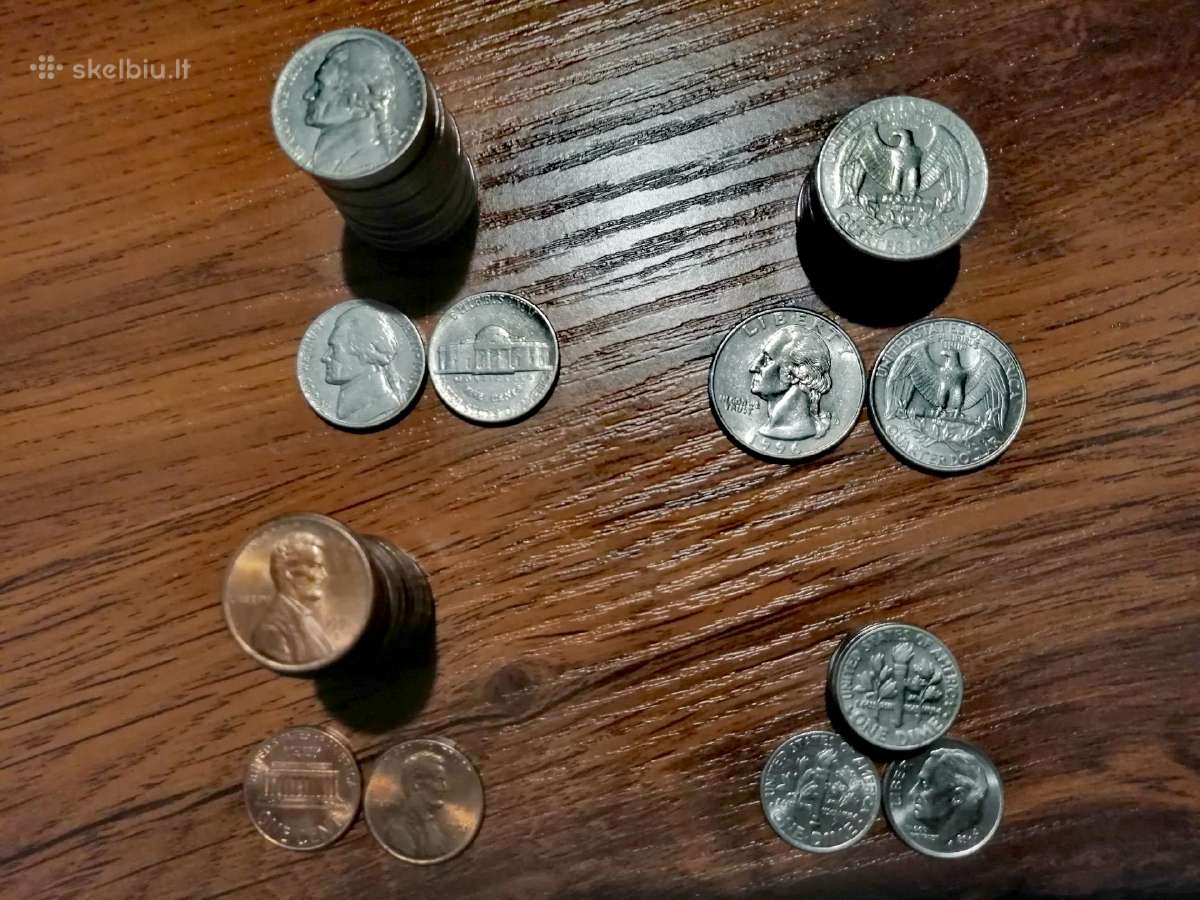 JAV apyvartinės monetos