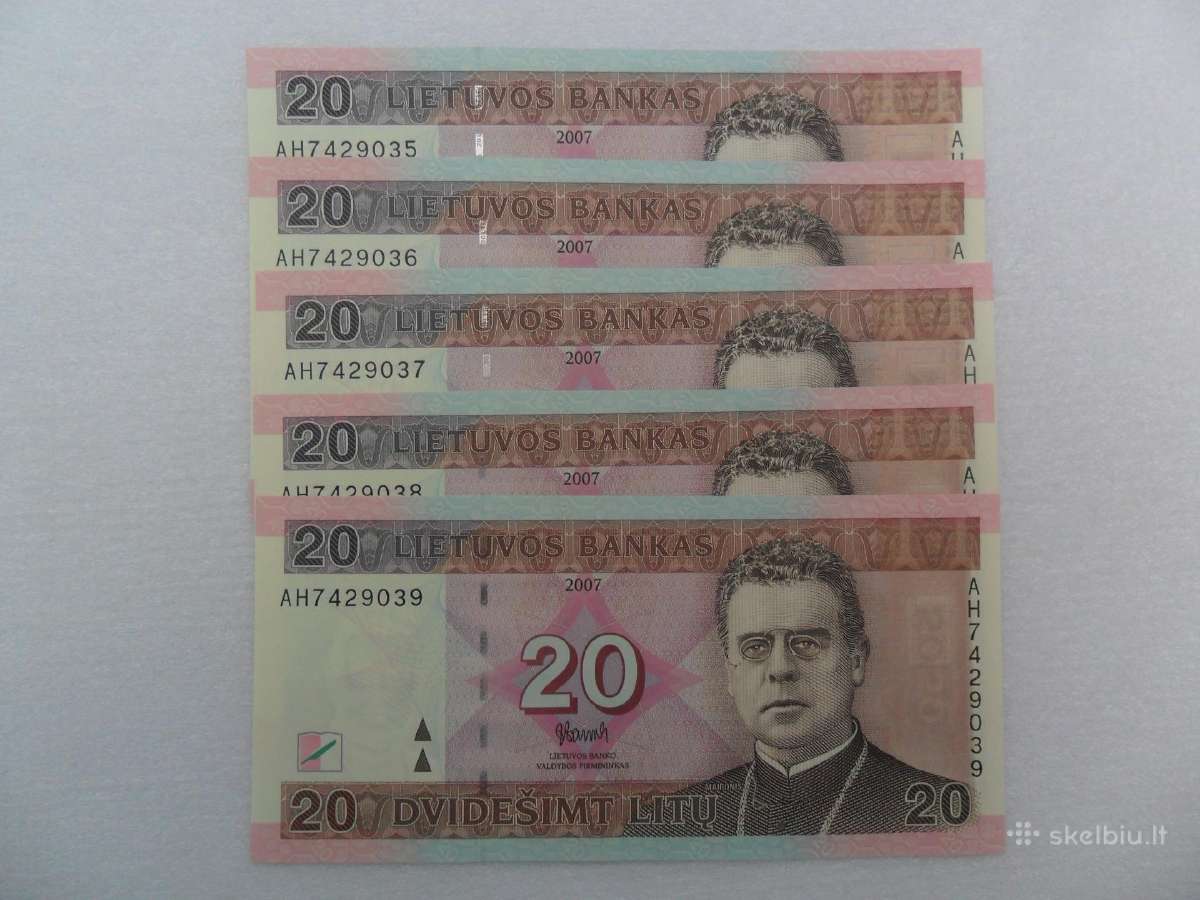 20 Litų 2007 m.