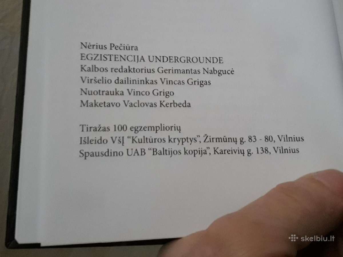 Nėrius Pečiūra "Egzistencija undergraund'e" 2020m. - nuotraukos Nr. 6