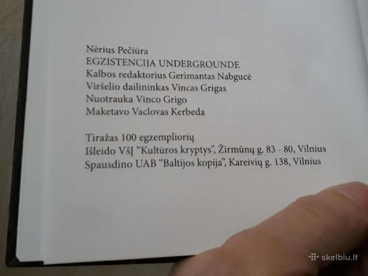 Nėrius Pečiūra "Egzistencija undergraund'e" 2020m - nuotraukos Nr. 6