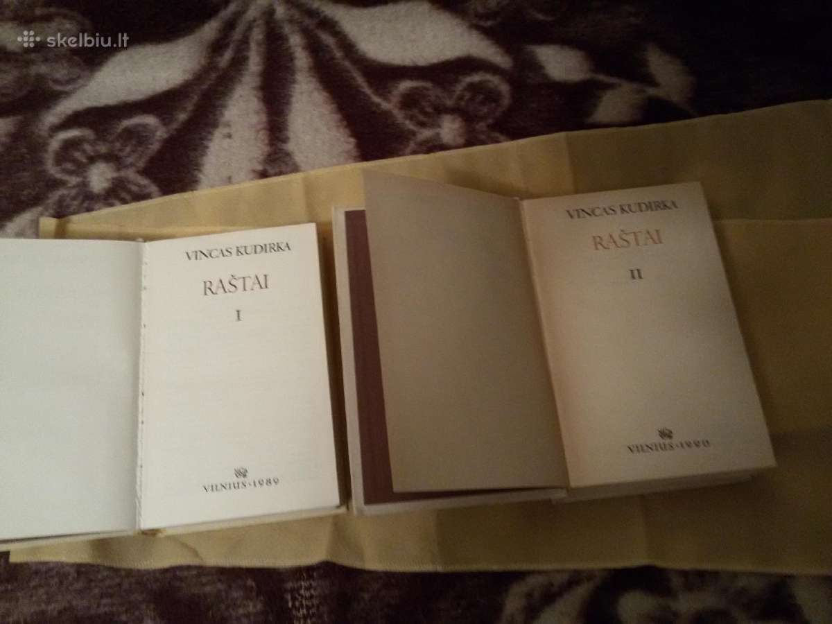 V.kudirkos Raštai 1 ir 2dalys,knygos geros kokybės - nuotraukos Nr. 3