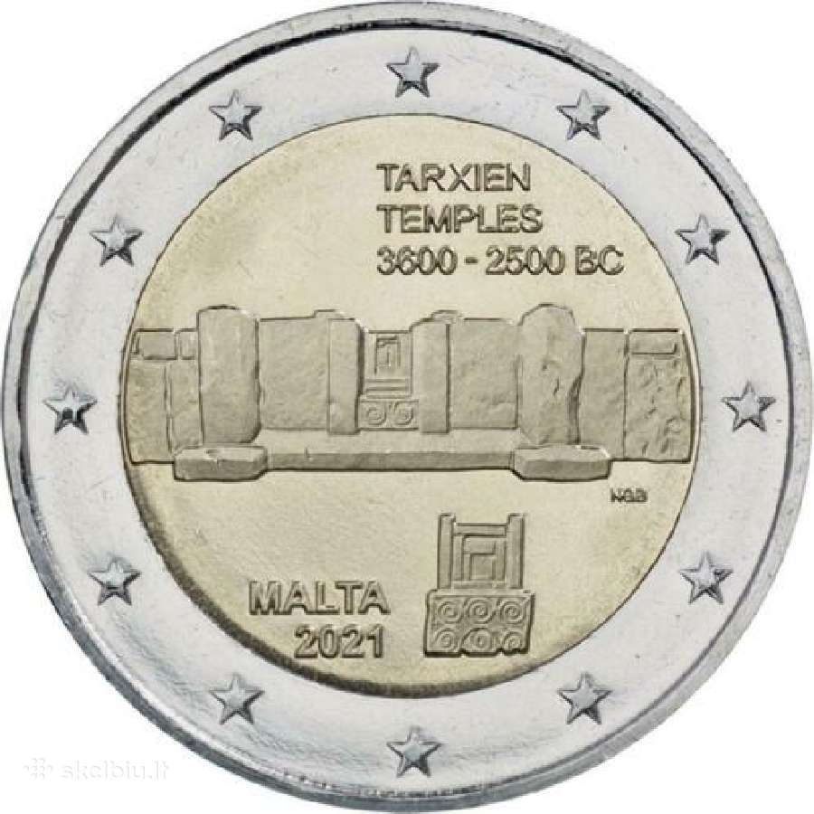 2 eurų Maltos Unc proginės monetos - nuotraukos Nr. 3