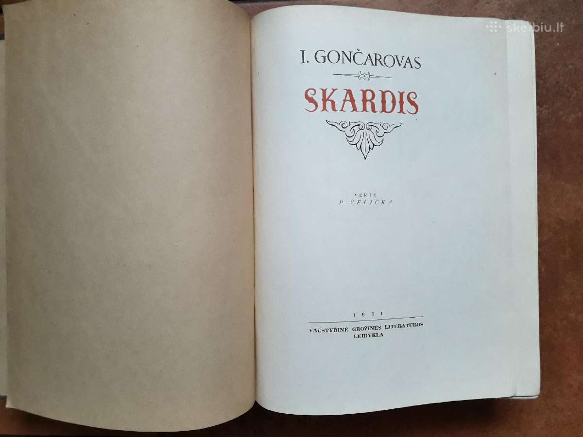 I. Gončarovas "Skardis" 1951 metai - nuotraukos Nr. 2