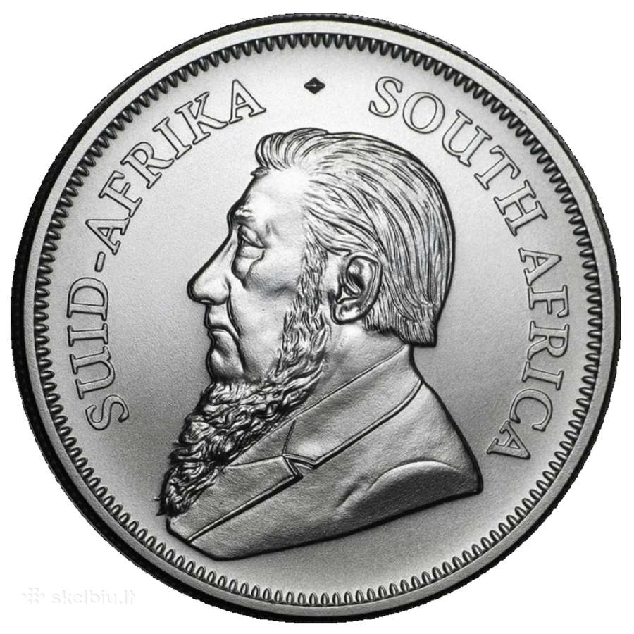 1 oz sidabrine moneta Krugerrand 2021 Par - nuotraukos Nr. 2