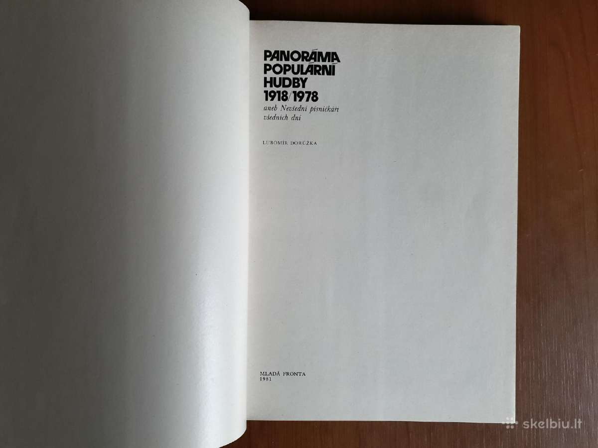 L. Doružka "Panorama popularny hudby 1918-1978" - nuotraukos Nr. 4