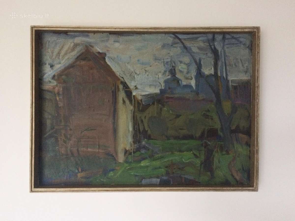 Paveikslas, aliejinė tapyba, peizažas.