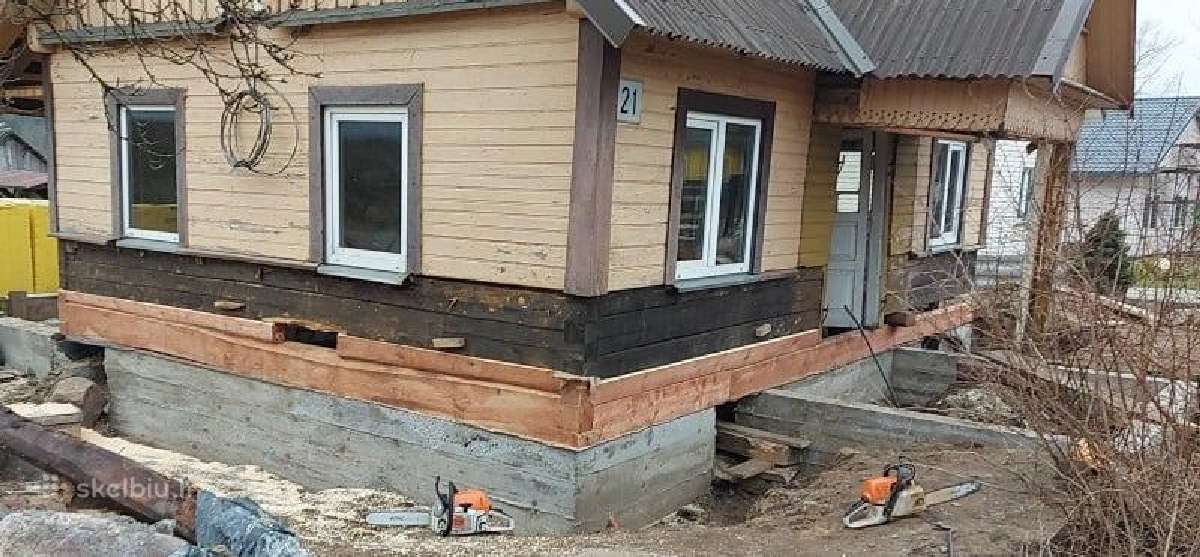 Senų rąstinių namų rekonstrukcija - nuotraukos Nr. 22