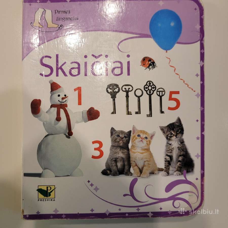 Knyga vaikams skaičiai