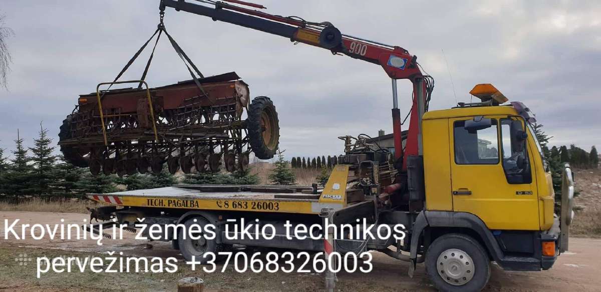Žemes ūkio techni., traktorių, krovinių pervežimas - nuotraukos Nr. 29