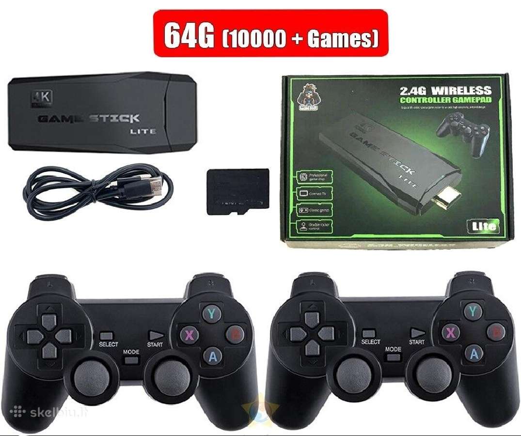Daug! Klasikin retro žaidimų konsolė Dendy ziliton - nuotraukos Nr. 3