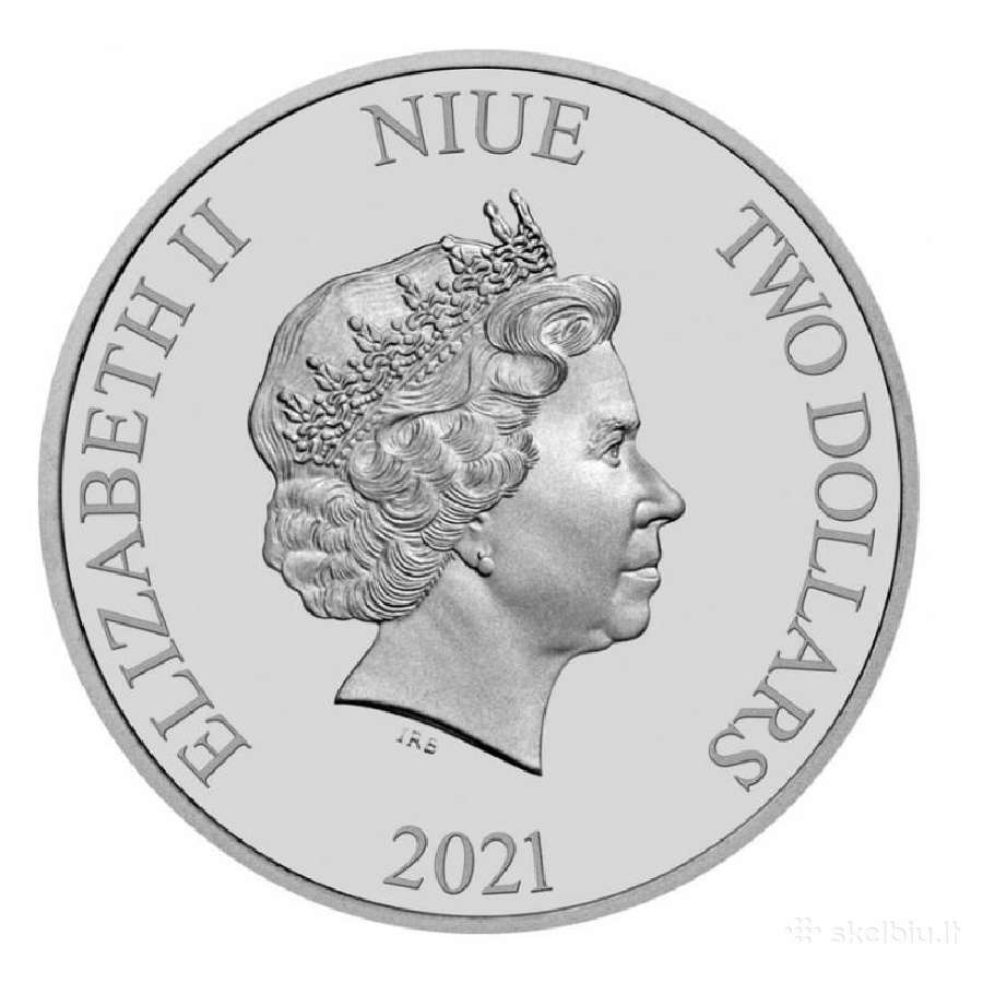 1 oz sidabrinė moneta Skrajojantis Olandas, Niuje - nuotraukos Nr. 2