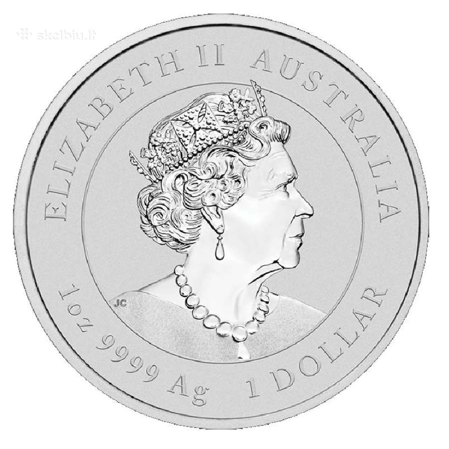 1 oz sidabrinė moneta Tigro Metai, Australija 2022 - nuotraukos Nr. 2