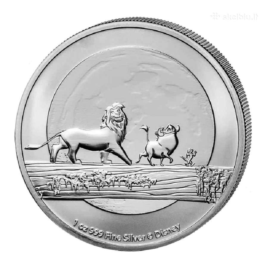 1 oz sidabrinė moneta Disney Liūtas Karalius, Niue