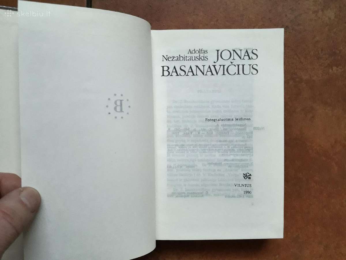 A. Nezabitauskis "Jonas Basanavičius" 1990 m. - nuotraukos Nr. 2