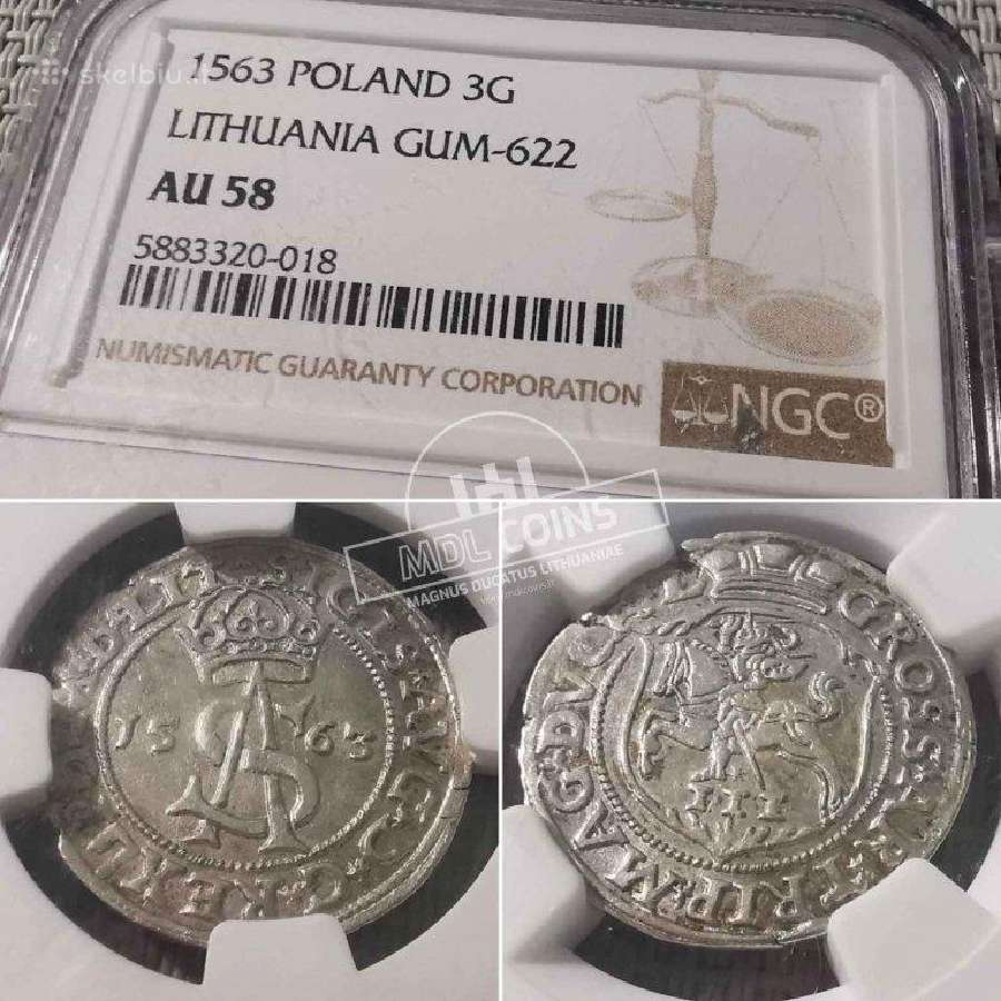 LDK monetos - nuo Jogailos iki Jono Kazimiero - nuotraukos Nr. 8