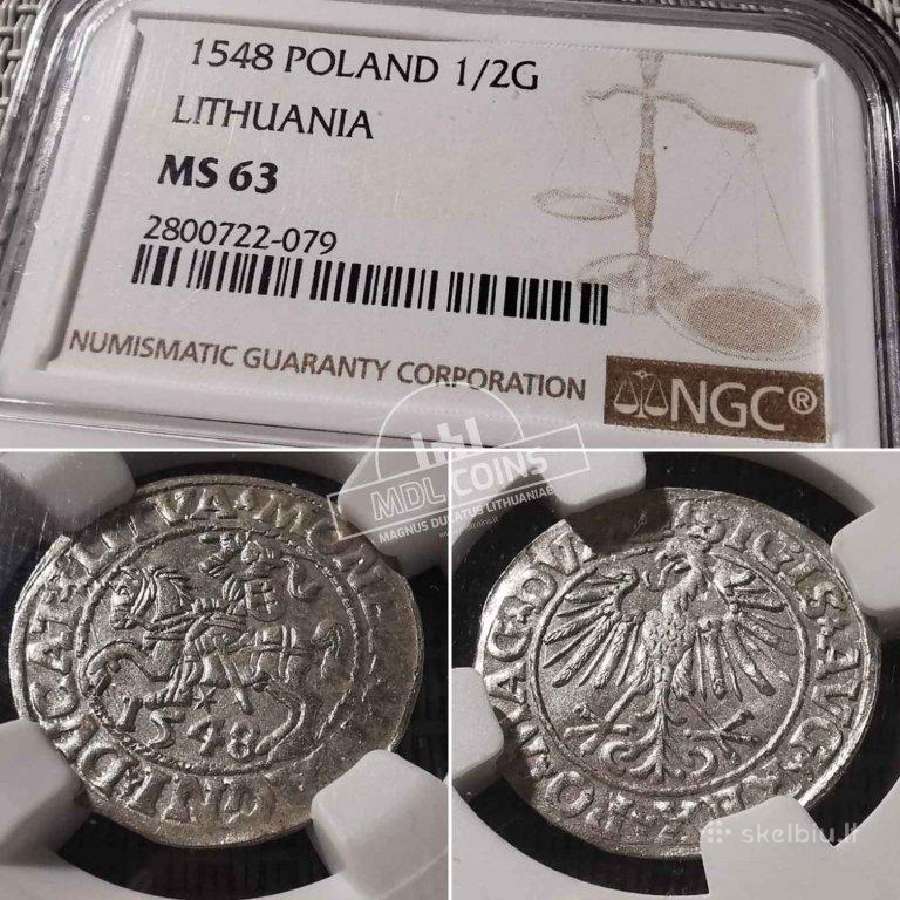 LDK monetos - nuo Jogailos iki Jono Kazimiero - nuotraukos Nr. 7