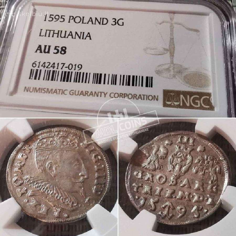 LDK monetos - nuo Jogailos iki Jono Kazimiero - nuotraukos Nr. 9