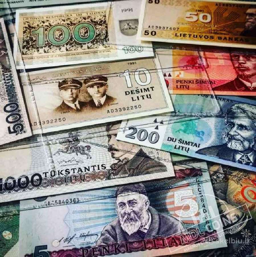 Lietuvos monetos ir banknotai - nuotraukos Nr. 7