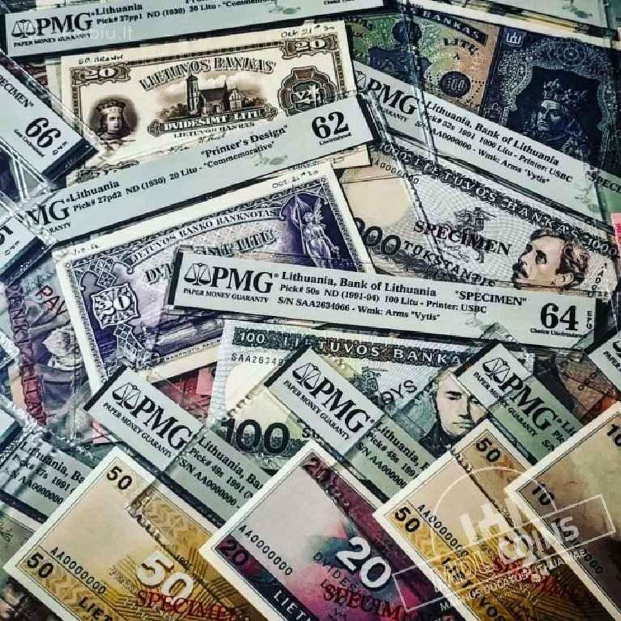 Lietuvos monetos ir banknotai - nuotraukos Nr. 8