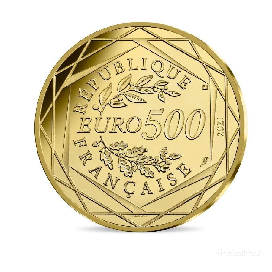 500 Eur auksinė moneta Harry Potter- 3 burtininkai - nuotraukos Nr. 2