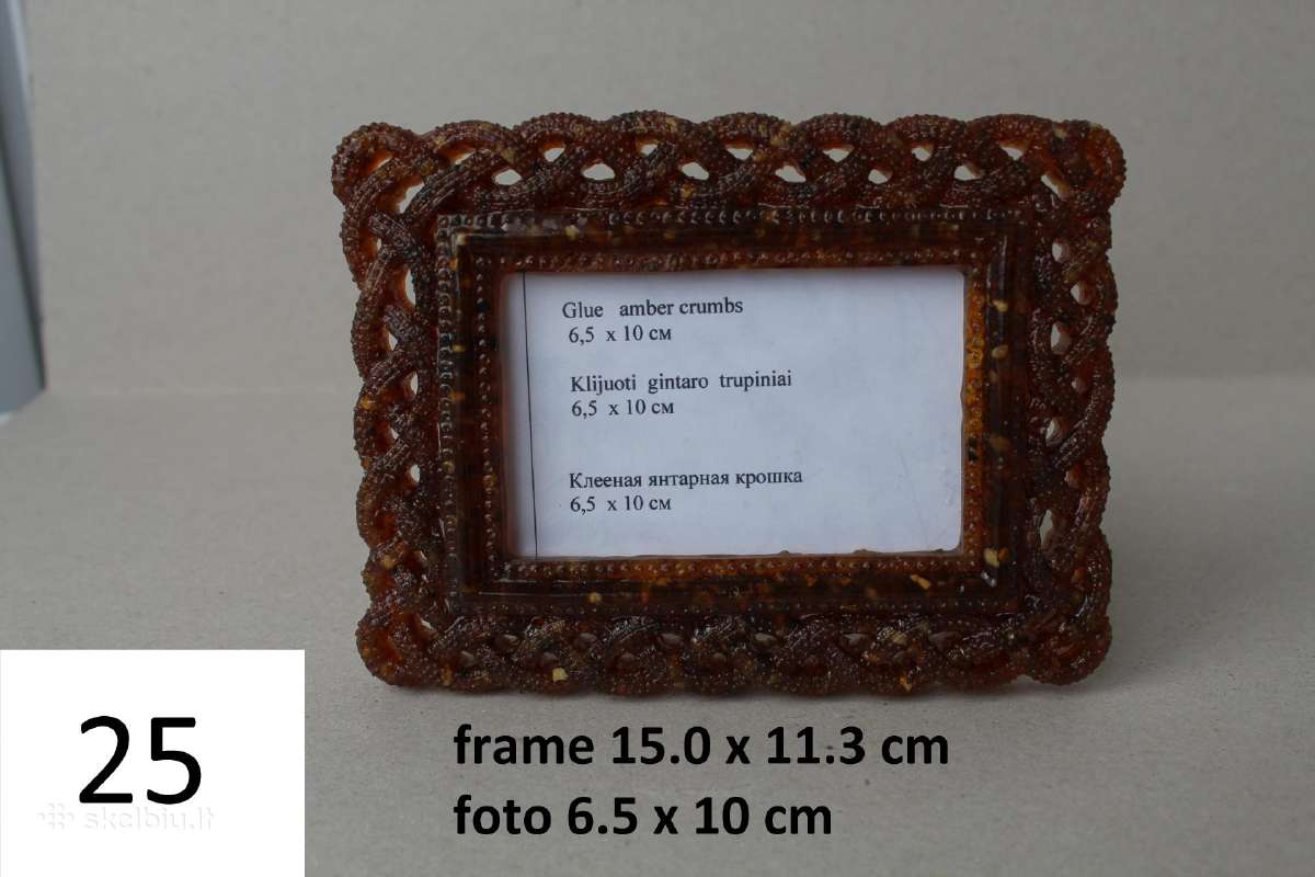 Gintariniai foto rėmeliai - nuotraukos Nr. 7