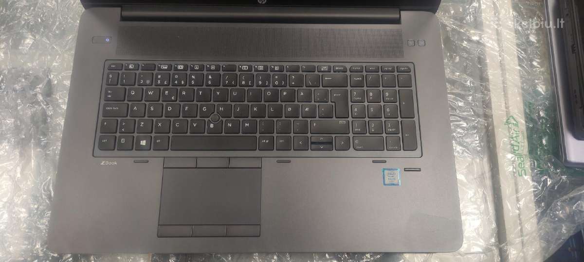 Hp Zbook G3 Xeon 17.3" Ips 16gb 512gb M5000m 8gb - nuotraukos Nr. 2