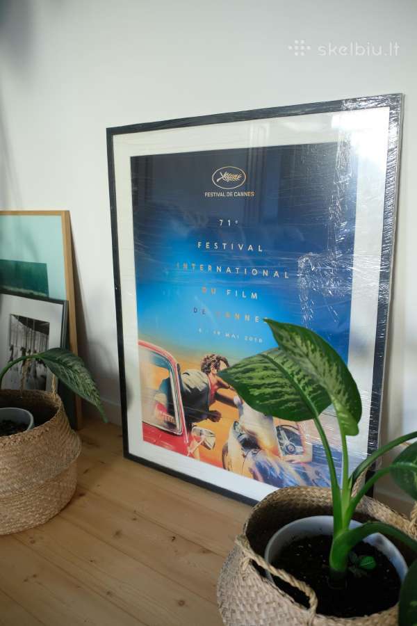 Originalus Kanų festivalio plakatas+passport,rėmas - nuotraukos Nr. 2