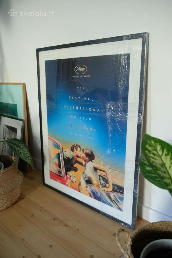 Originalus Kanų festivalio plakatas+passport,rėmas - nuotraukos Nr. 3