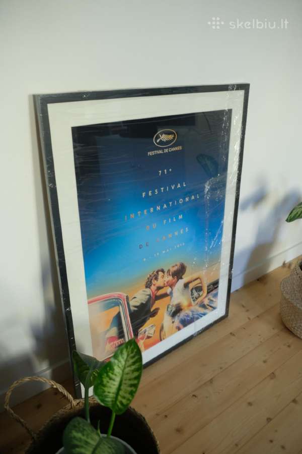 Originalus Kanų festivalio plakatas+passport,rėmas - nuotraukos Nr. 4