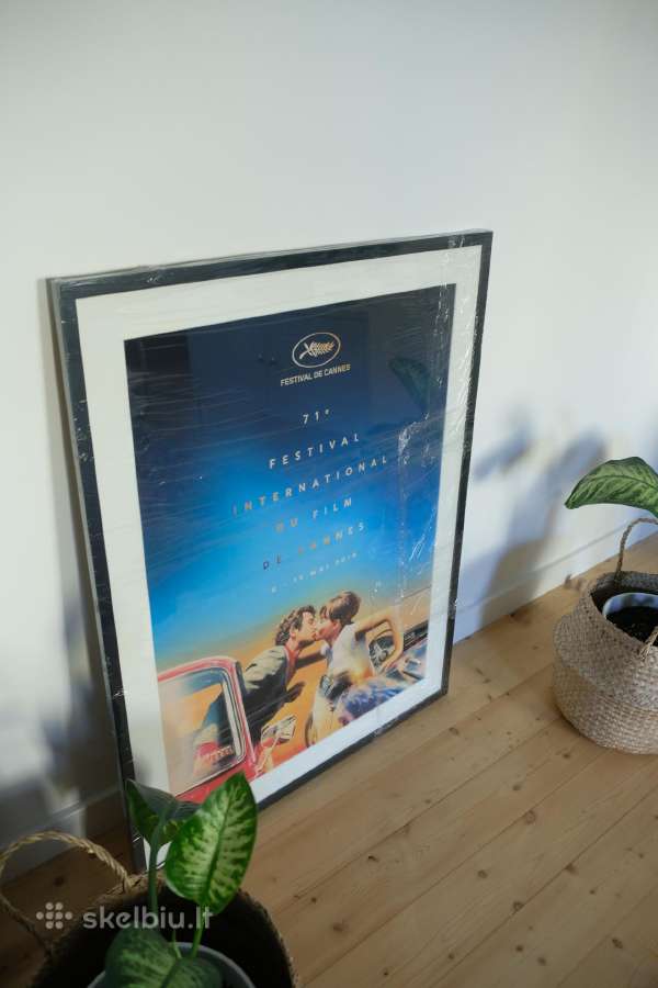 Originalus Kanų festivalio plakatas+passport,rėmas - nuotraukos Nr. 5